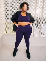 Savage X Fenty | Punk Purple Lineup High-Waist Pocket Legging, Size XL