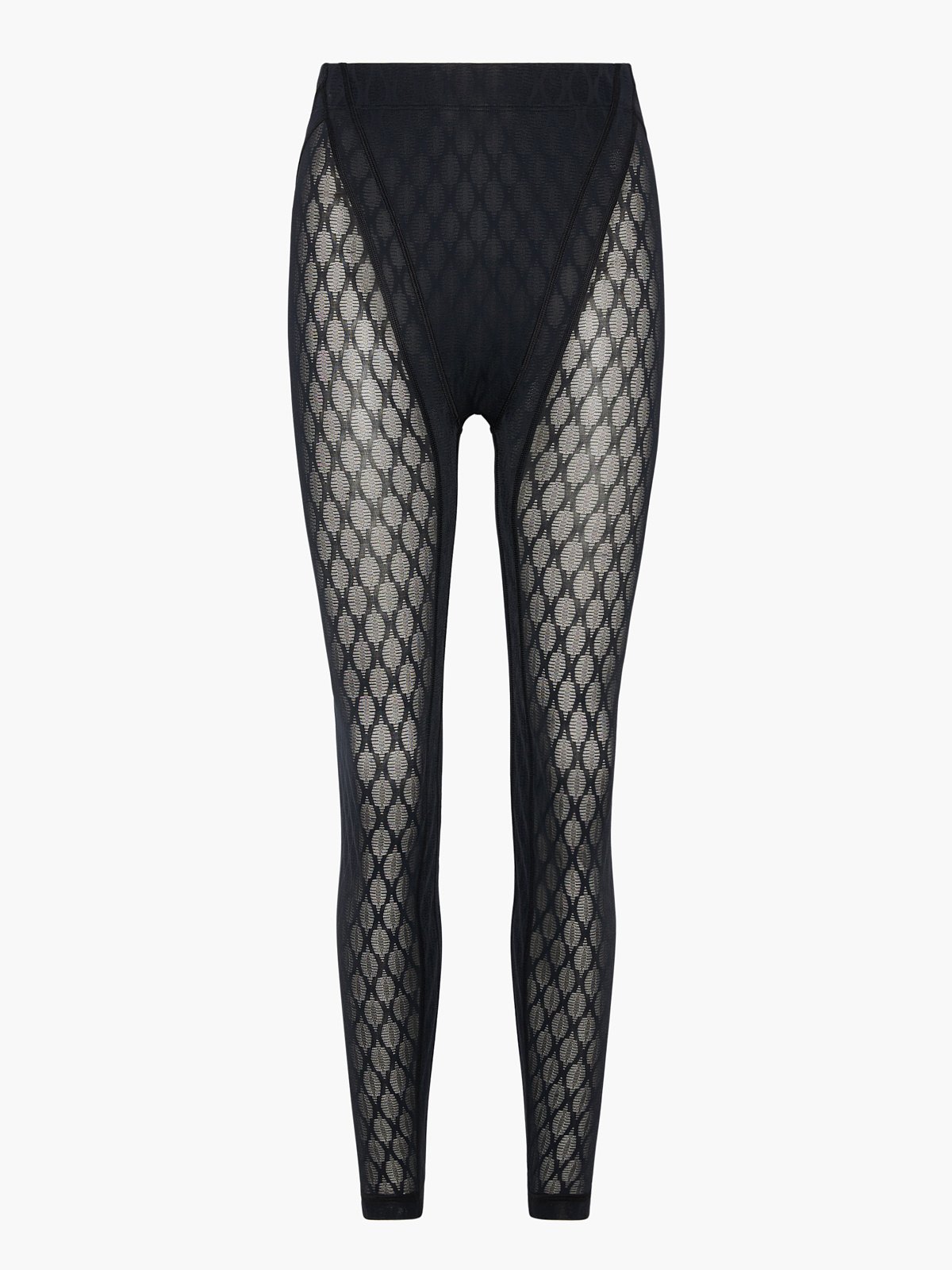 POP Fit Women's Black High Waisted Mesh Leggings Size Medium NWT - $14 New  With Tags - From Rhonda