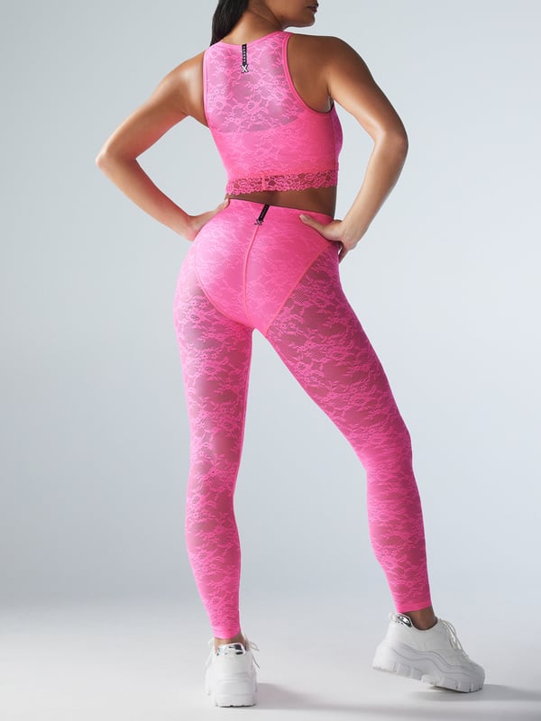 Lace Race High-Waist Legging