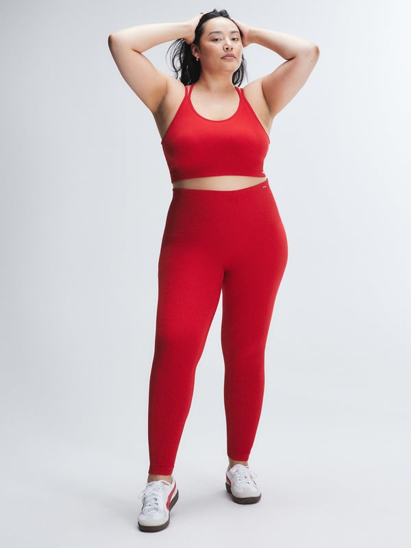 Seamless Rib Sport High-Waist Legging