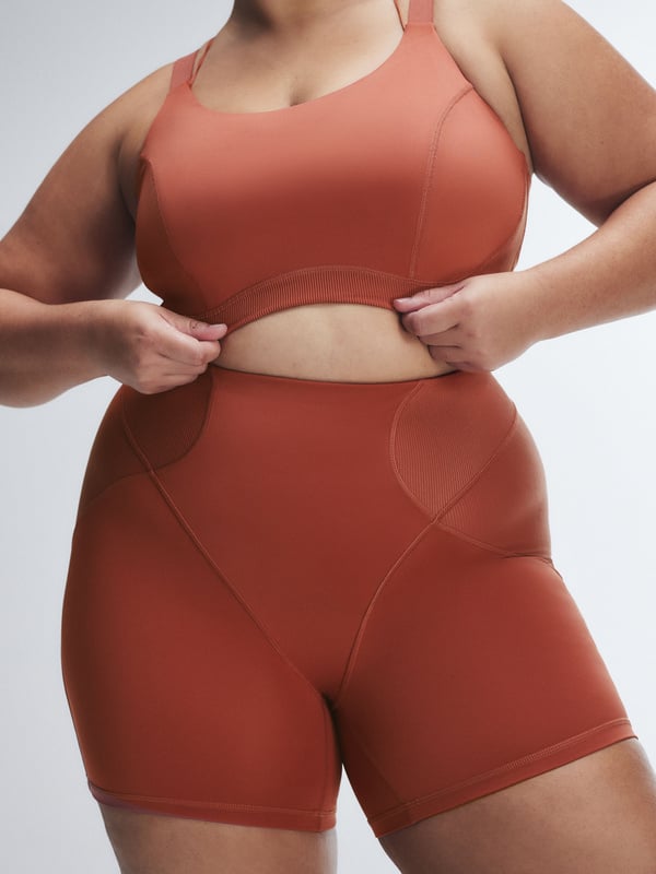 Curve Alert High-Waist Rib Short