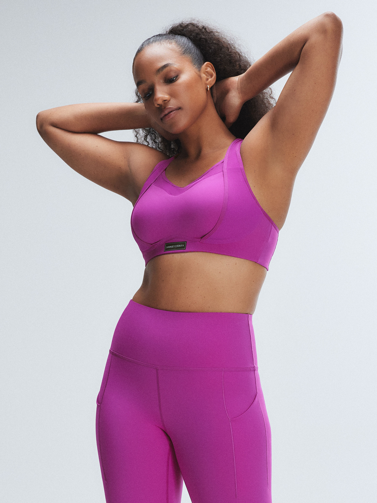 Running Hot 7/8 High-Waist Pocket Legging in Purple | SAVAGE X FENTY