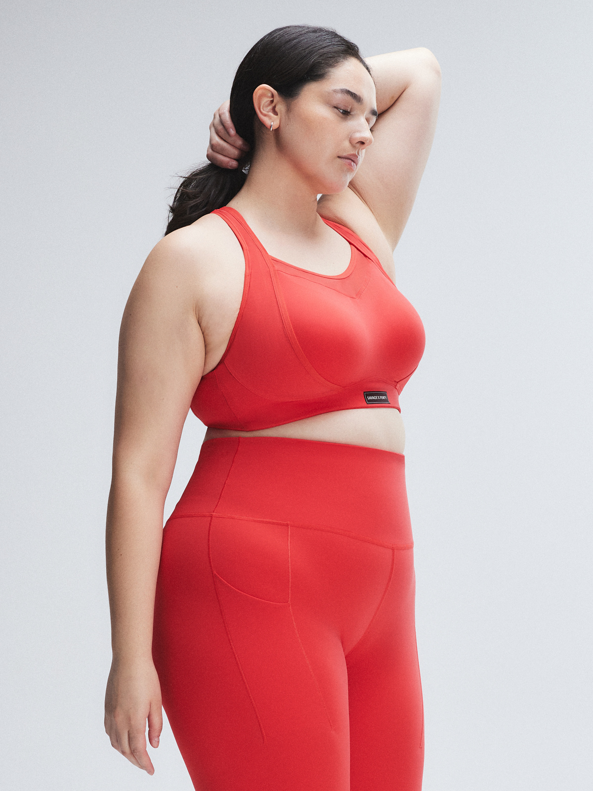 Running Hot 7/8 High-Waist Pocket Legging in Red | SAVAGE X FENTY