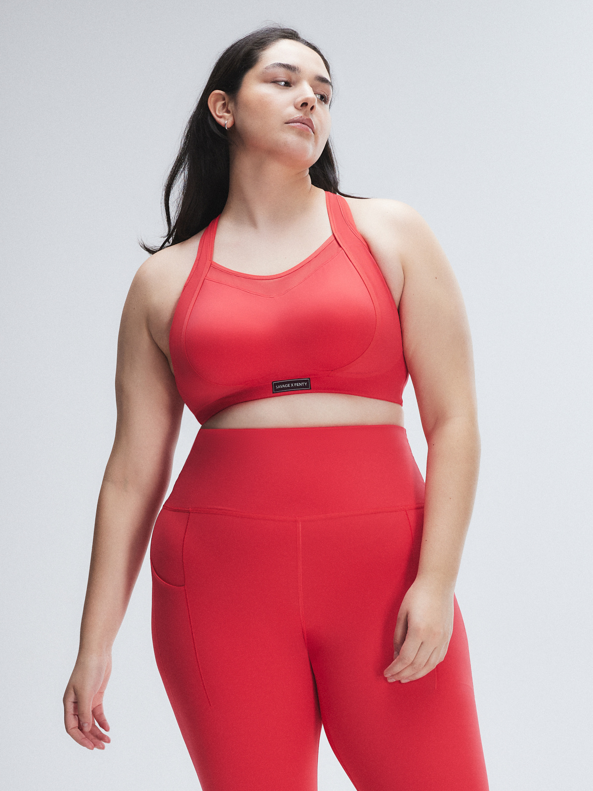 Running Hot 7/8 High-Waist Pocket Legging in Red | SAVAGE X FENTY