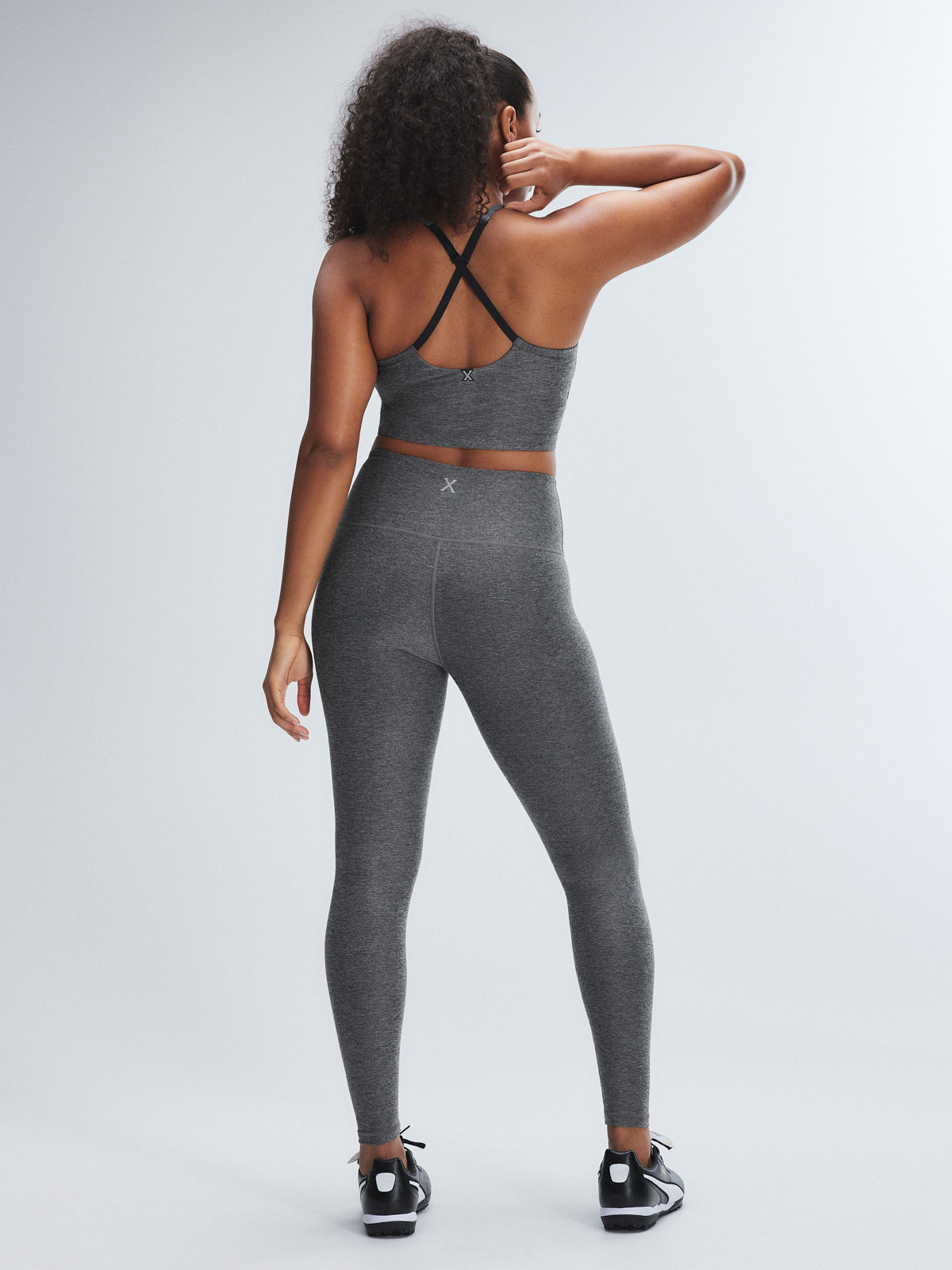 Supple Flex High-Waist Legging in Grey & Silver | SAVAGE X FENTY