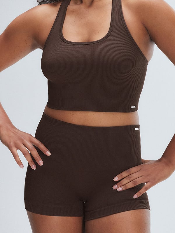 Seamless Rib Sport High-Waist Short