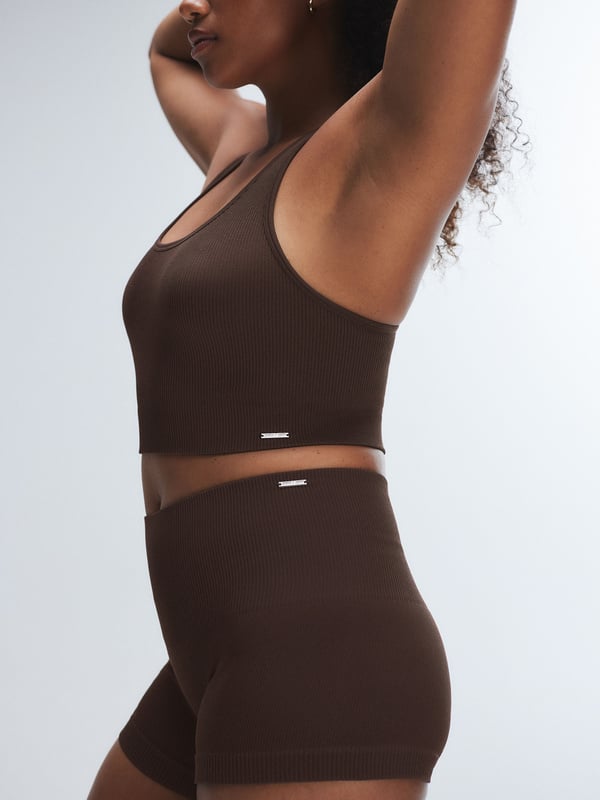 Seamless Rib Sport High-Waist Short