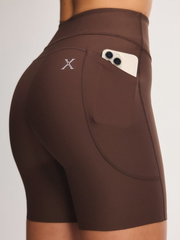 Cool Curves High-Waist Pocket Bike Short