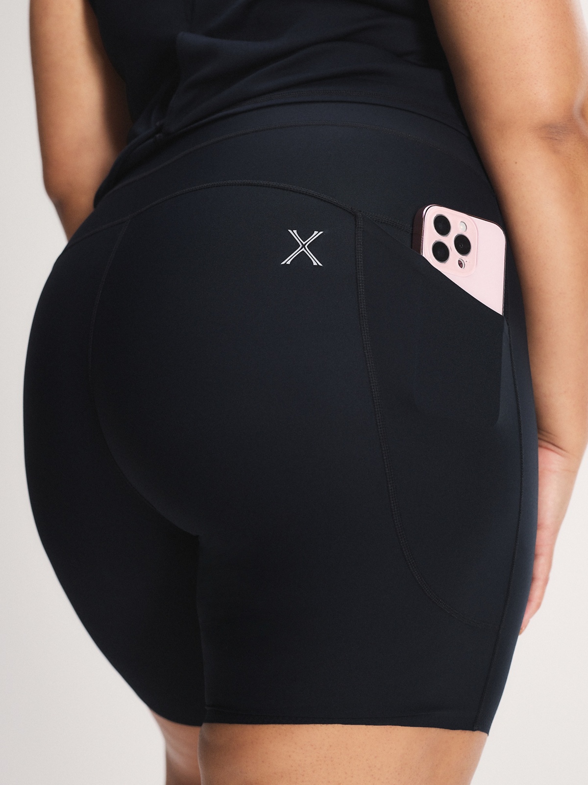 Cool Curves High-Waist Pocket Bike Short