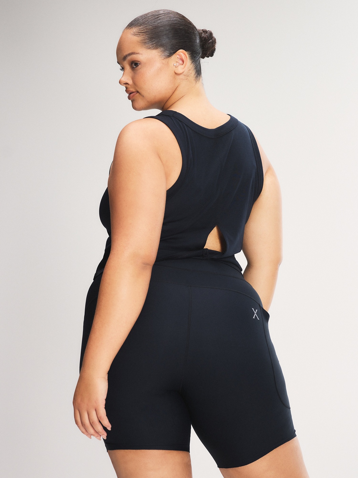 Cool Curves High-Waist Pocket Bike Short
