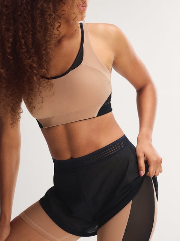 Cool Curves 2-In-1 Mesh Running Short