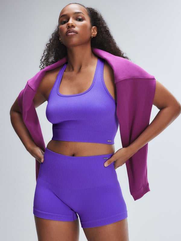 Seamless Rib Sport Racerback Tank
