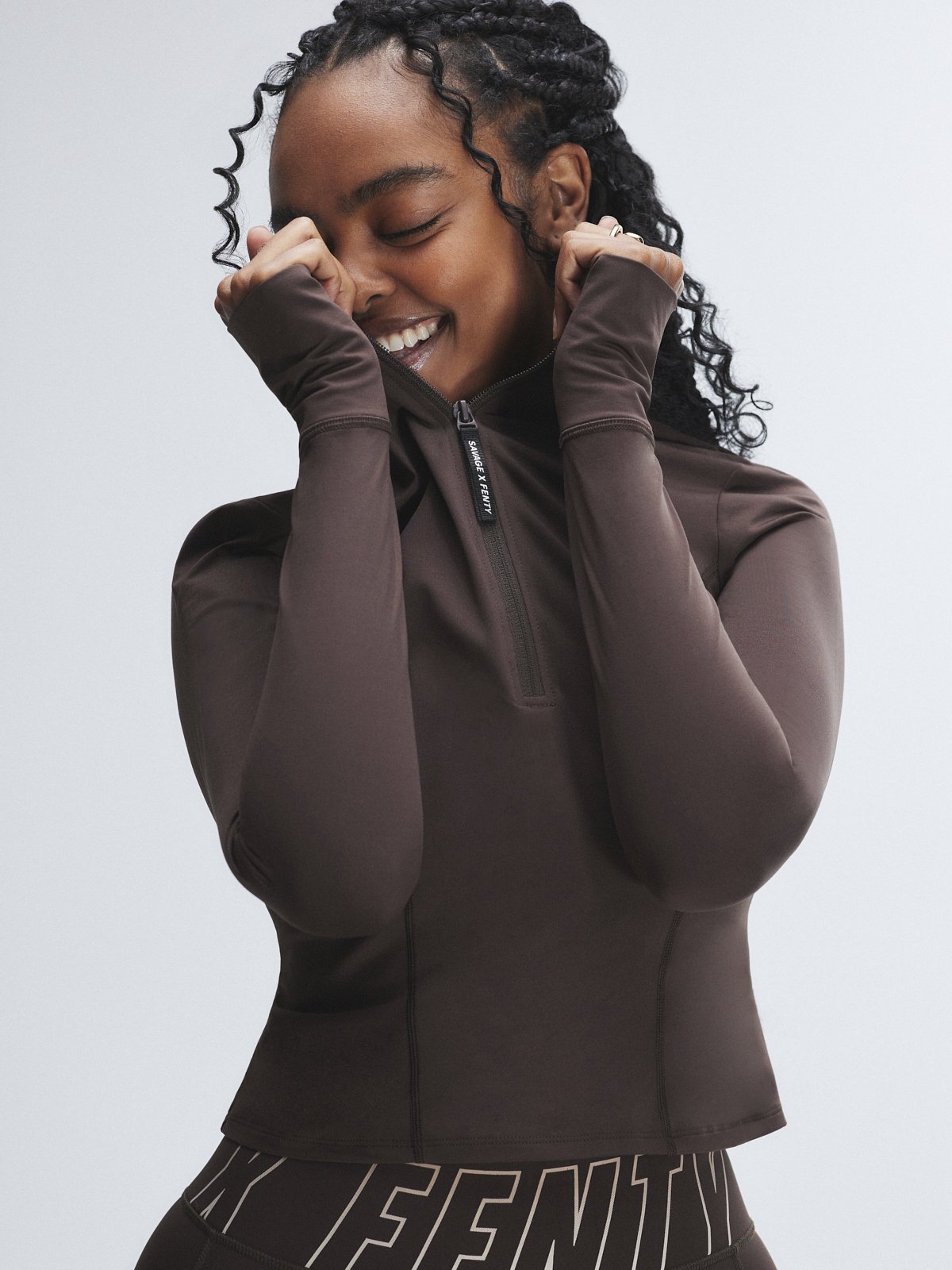 Band-It Half-Zip Long-Sleeve Top