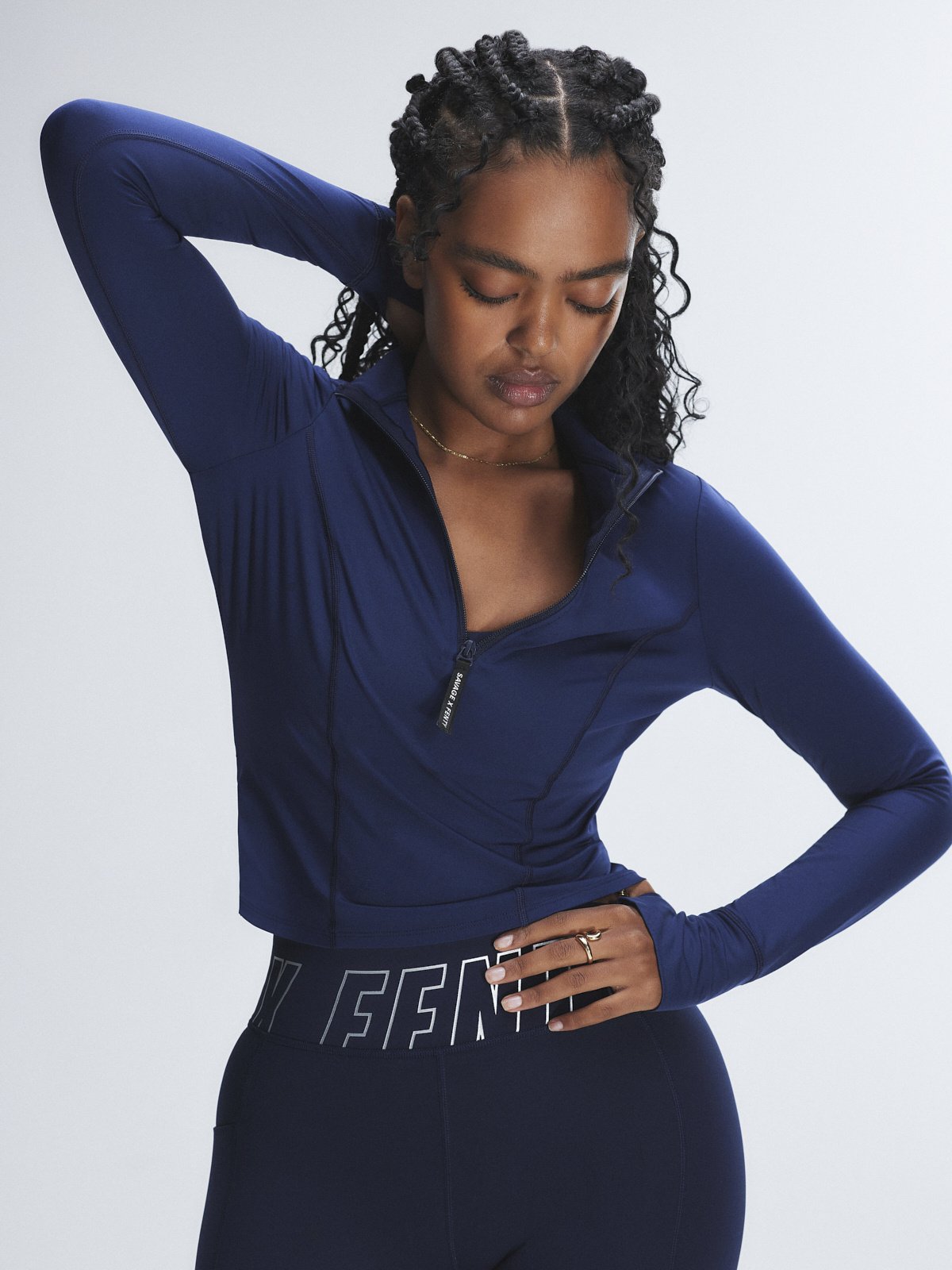 Band-It Half-Zip Long-Sleeve Top