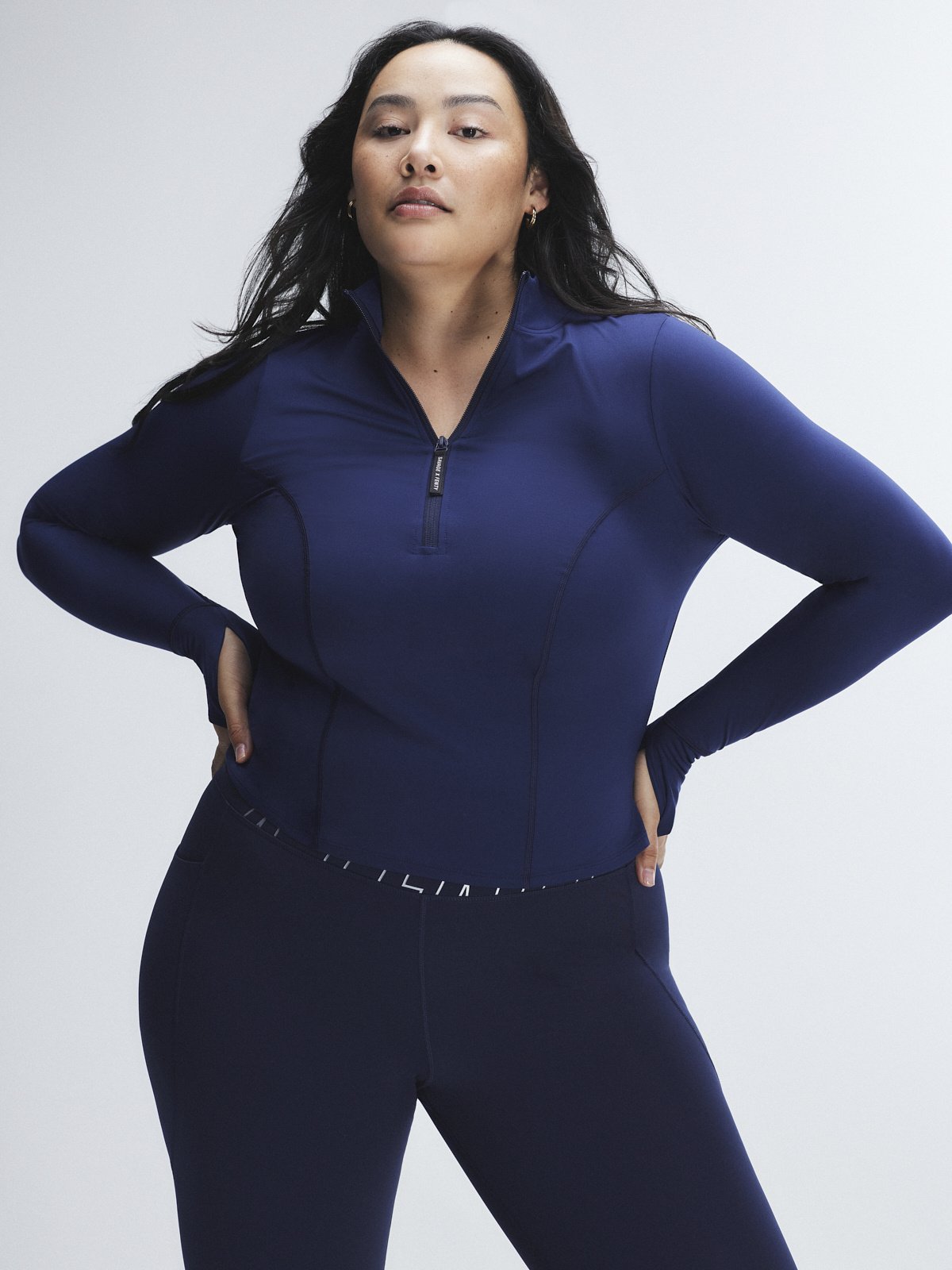 Band-It Half-Zip Long-Sleeve Top