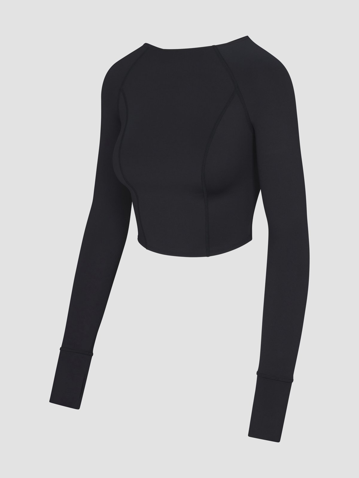 Light Layer Long-Sleeve Twist Top