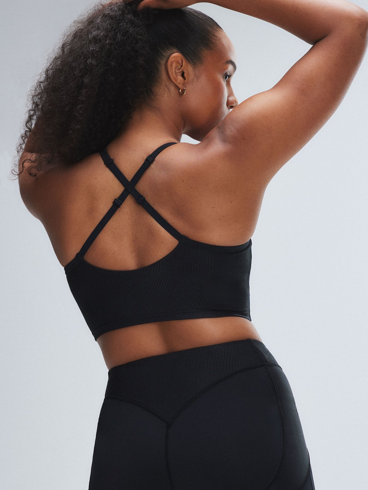 Curve Alert Rib Shelf-Bra Tank