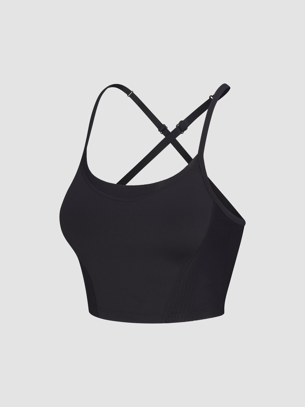 Curve Alert Rib Shelf-Bra Tank