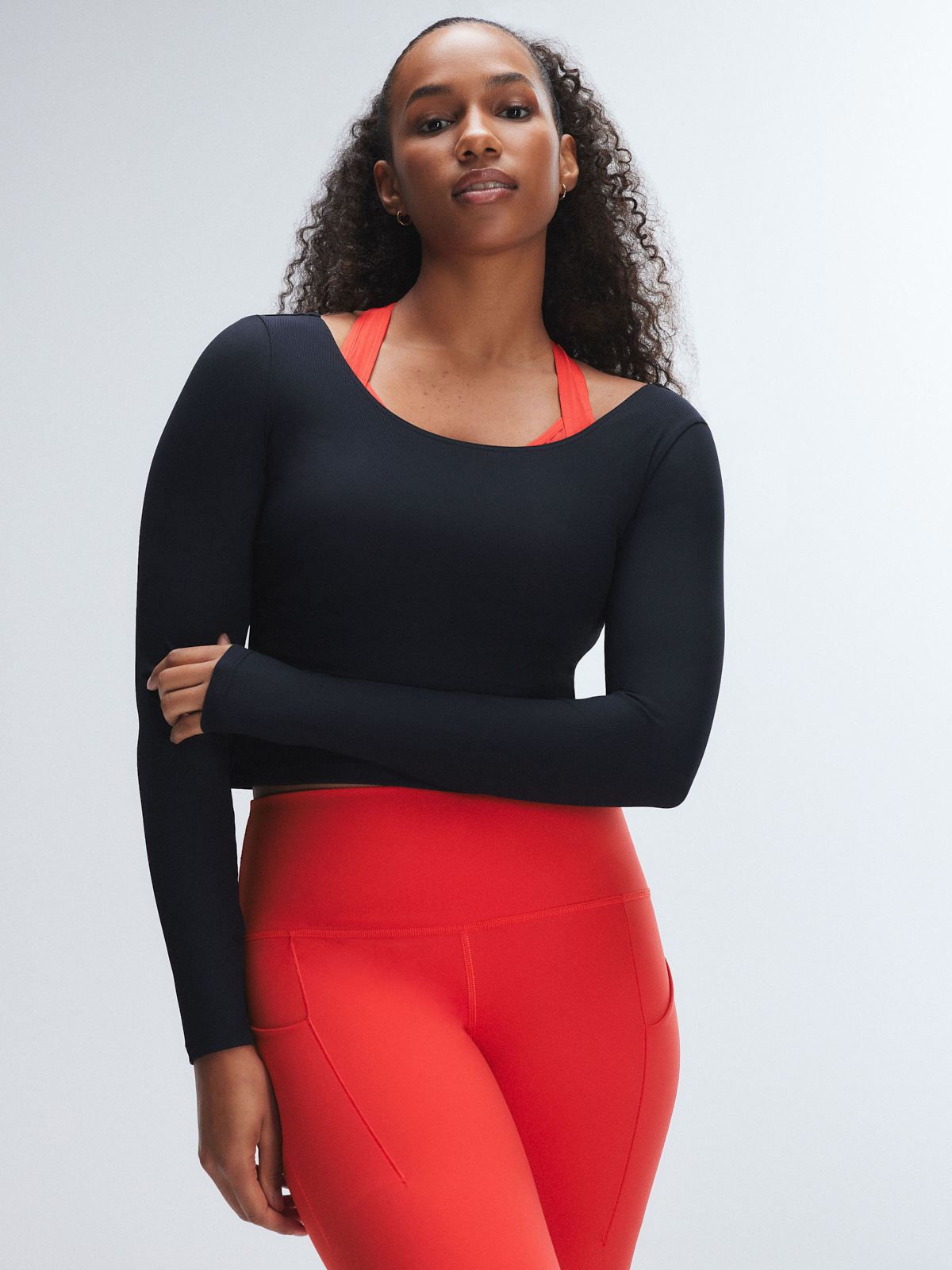 Light Layer Twist Back Top in Black | SAVAGE X FENTY