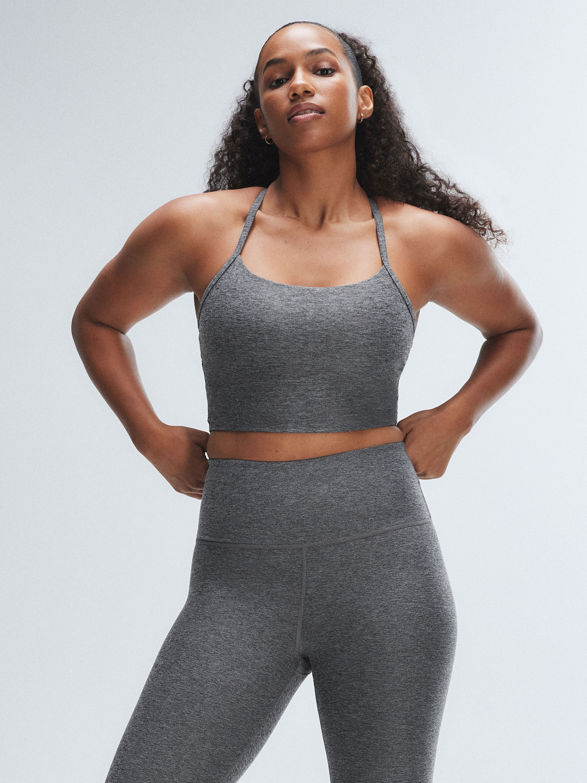 Supple Flex Shelf-Bra Tank in Grey & Silver | SAVAGE X FENTY