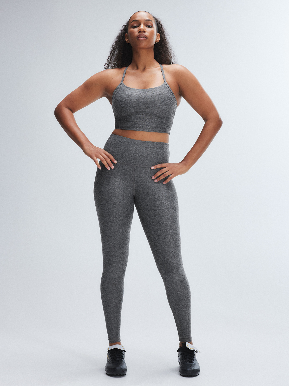 Supple Flex Shelf-Bra Tank in Grey & Silver | SAVAGE X FENTY