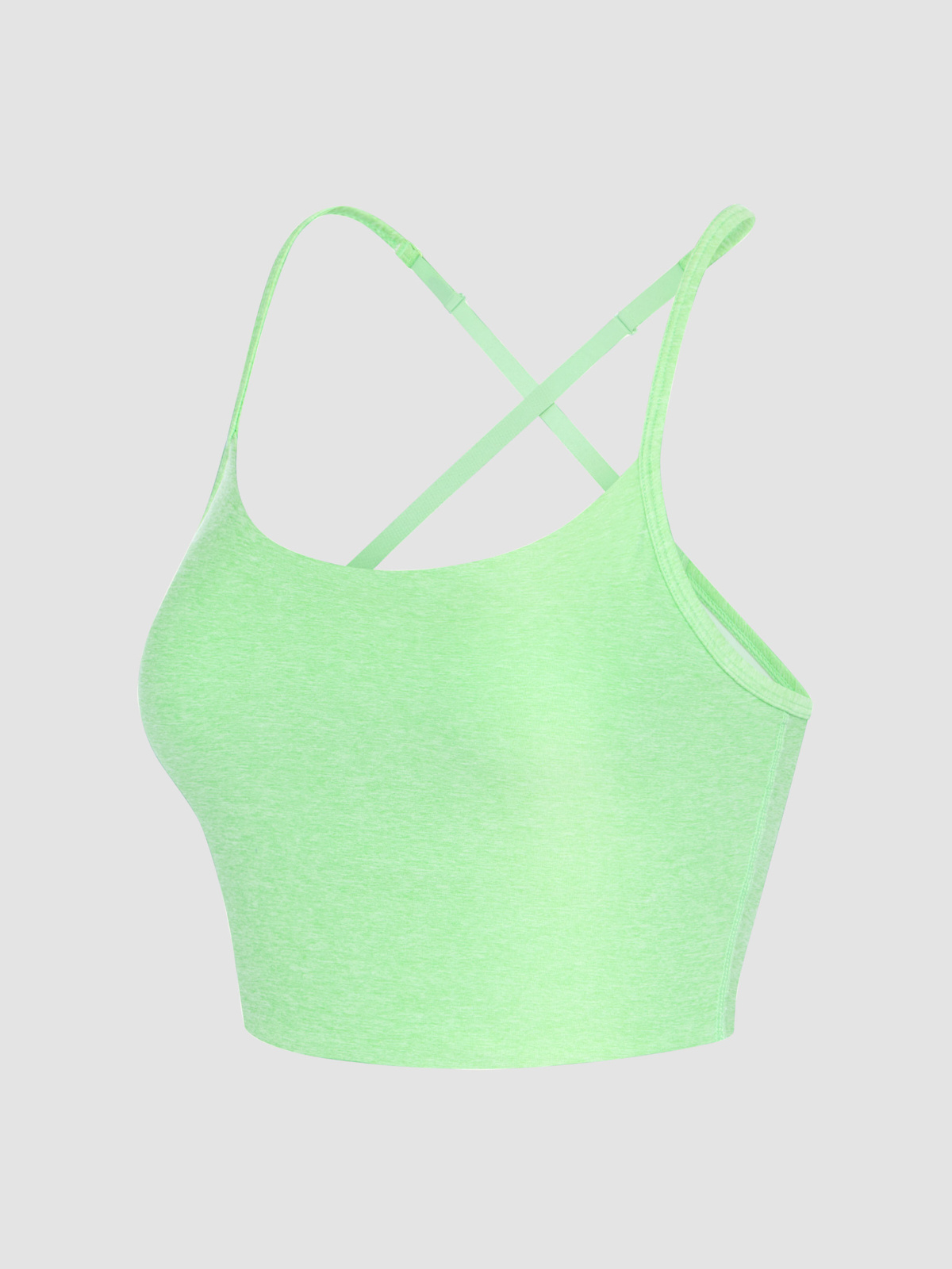 Supple Flex Shelf-Bra Tank in Green | SAVAGE X FENTY