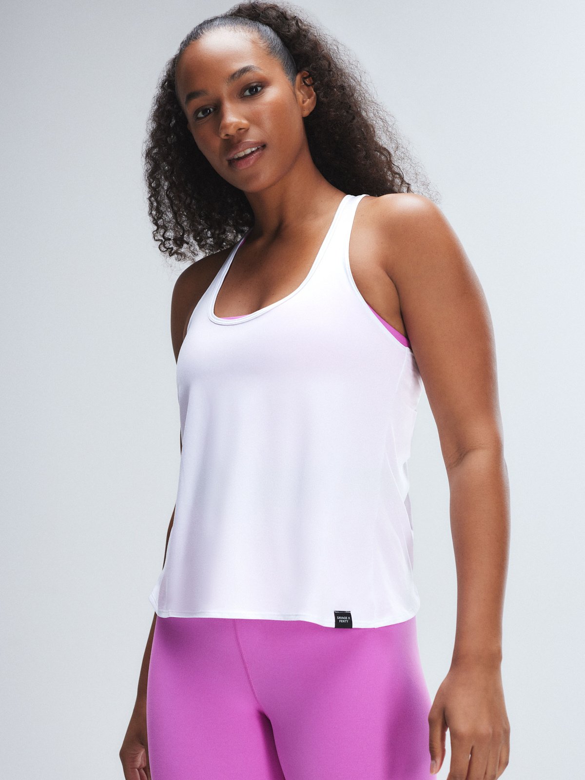 Supple Flex Open-Back Draped Tank