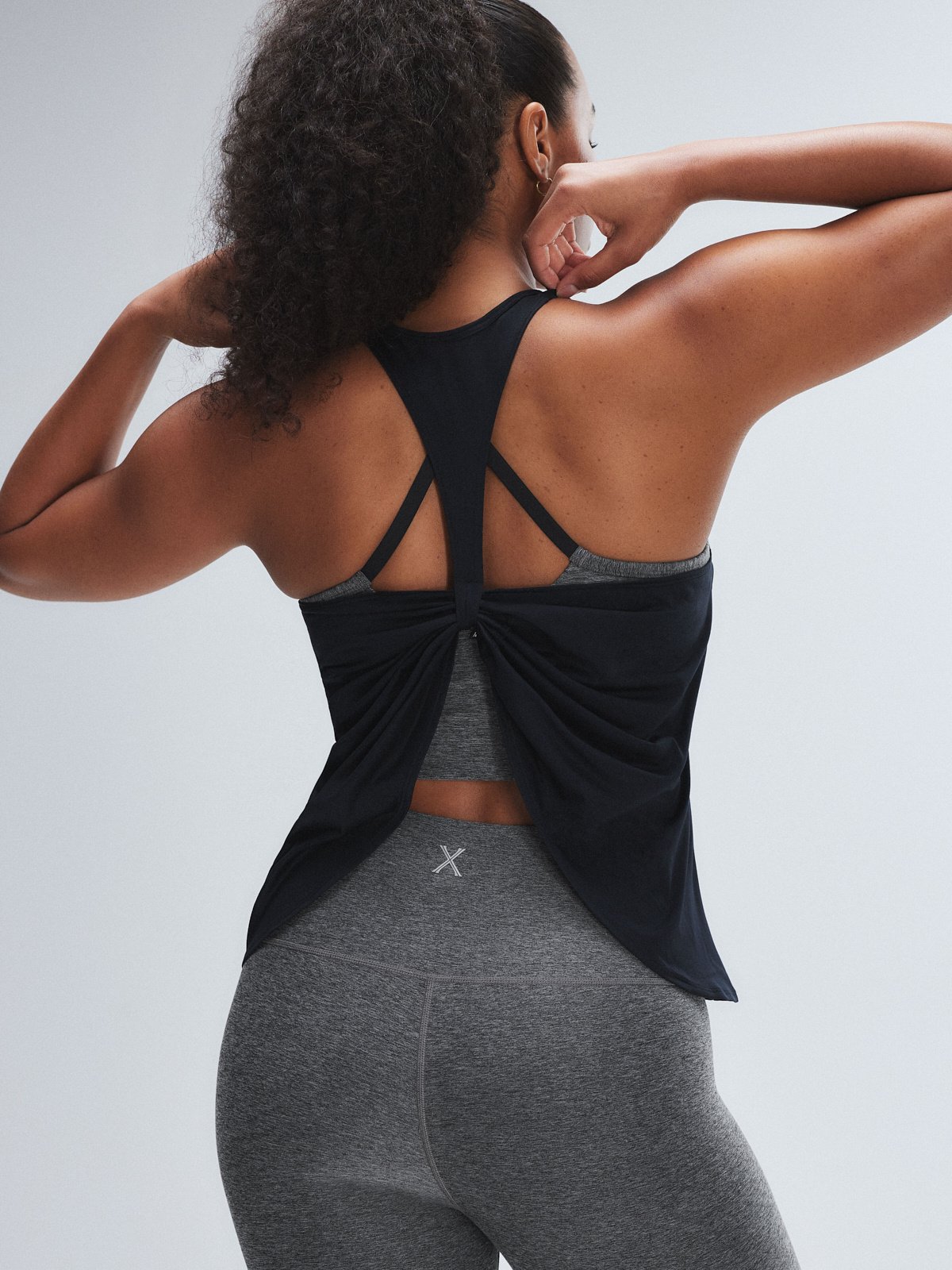 Supple Flex Open-Back Draped Tank