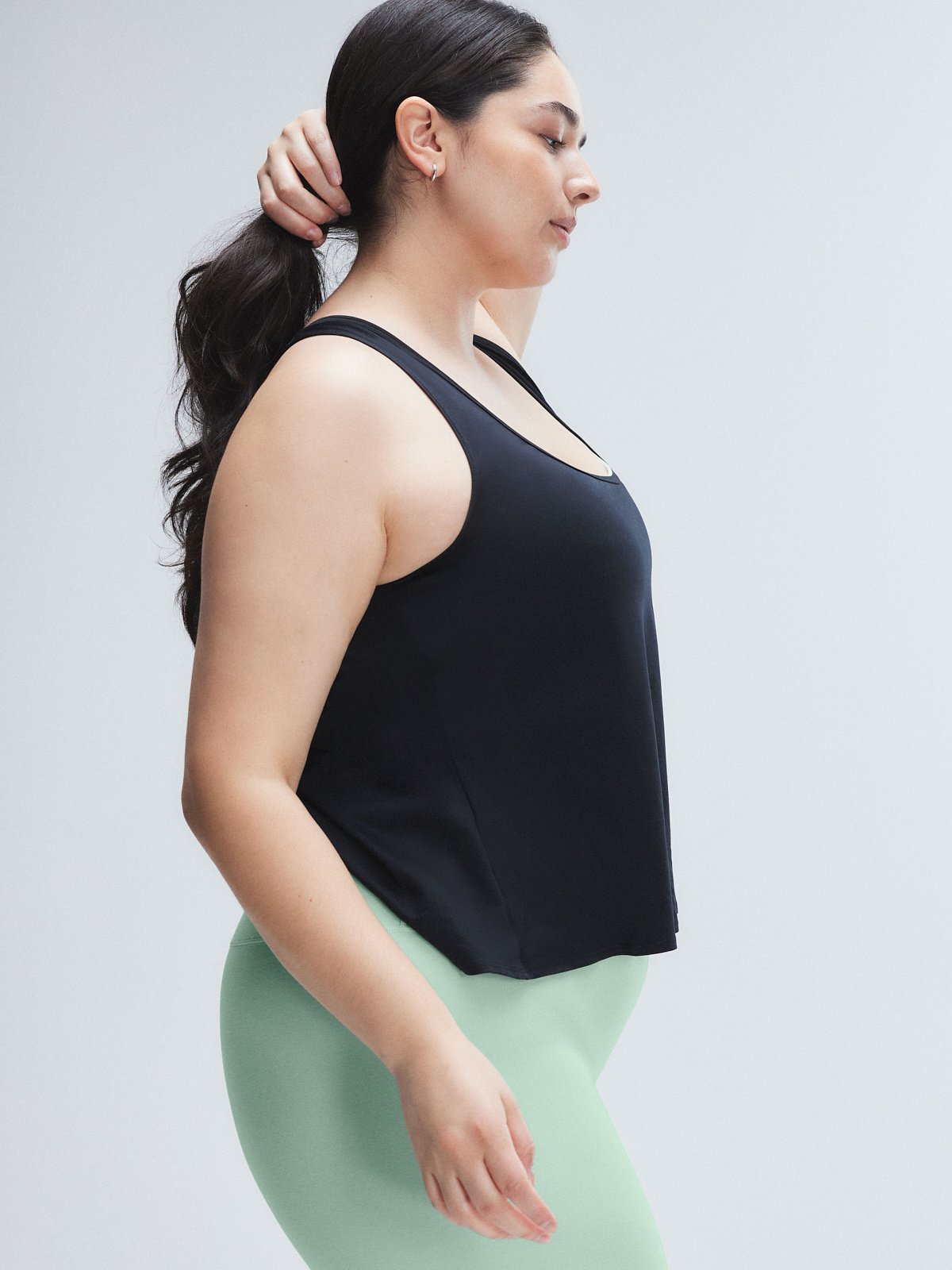 Supple Flex Open-Back Draped Tank