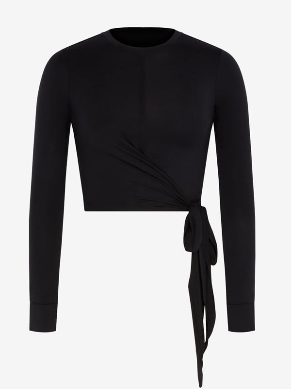 Light Layer Crossover Side-Tie Top