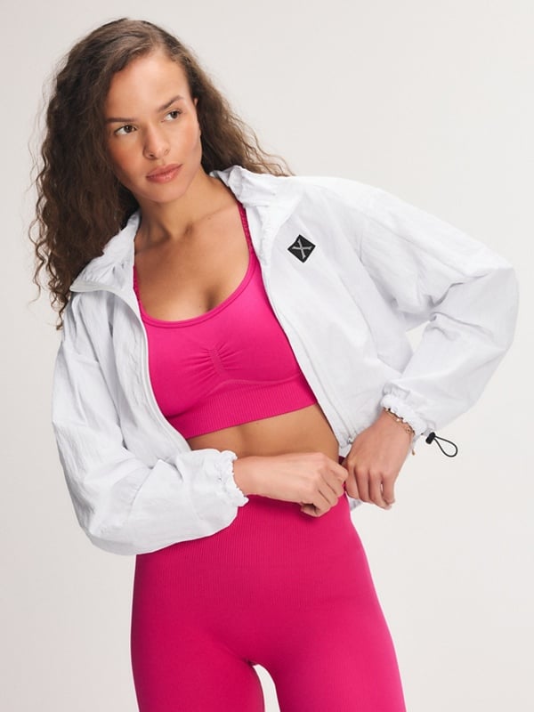 Running Hot Crop Track Jacket