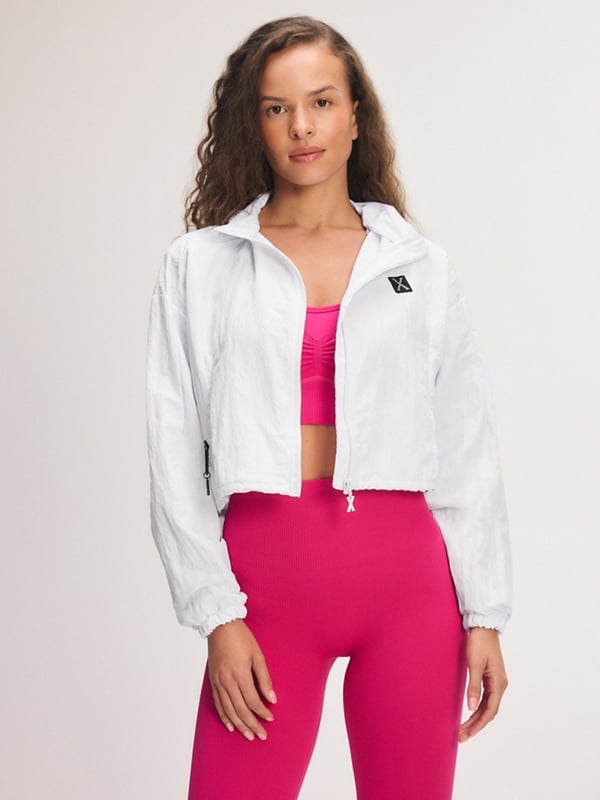 Running Hot Crop Track Jacket