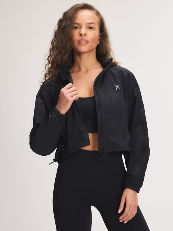 Running Hot Crop Track Jacket